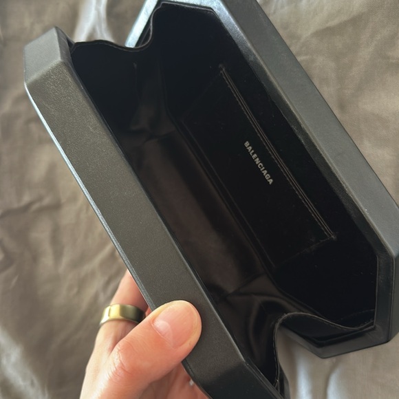Balenciaga Black Leather Clutch - Picture 3 of 5